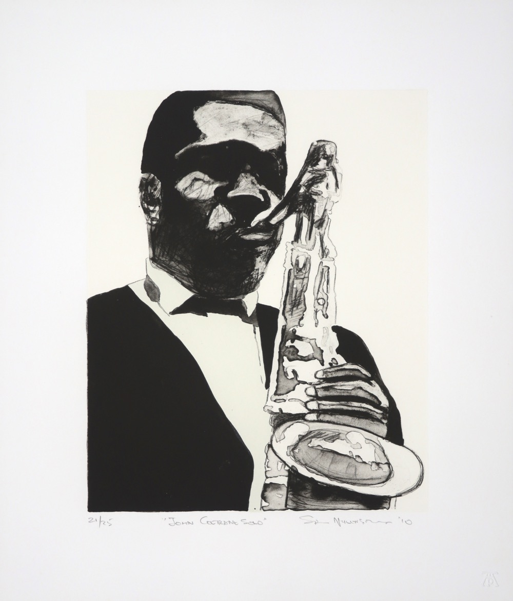 Sam Nhlengethwa Jazz Lithographs