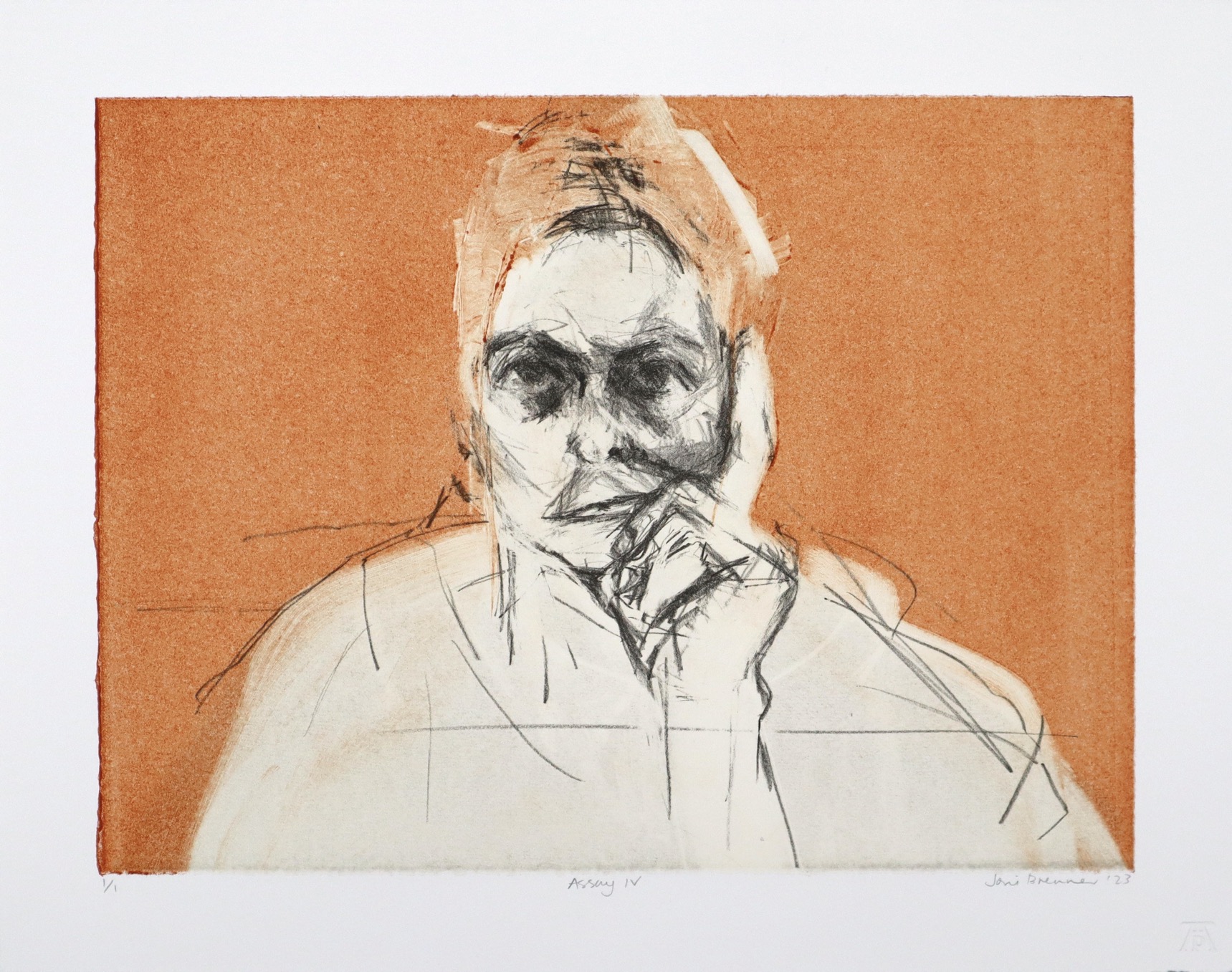 Joni Brenner Assay IV monoprint