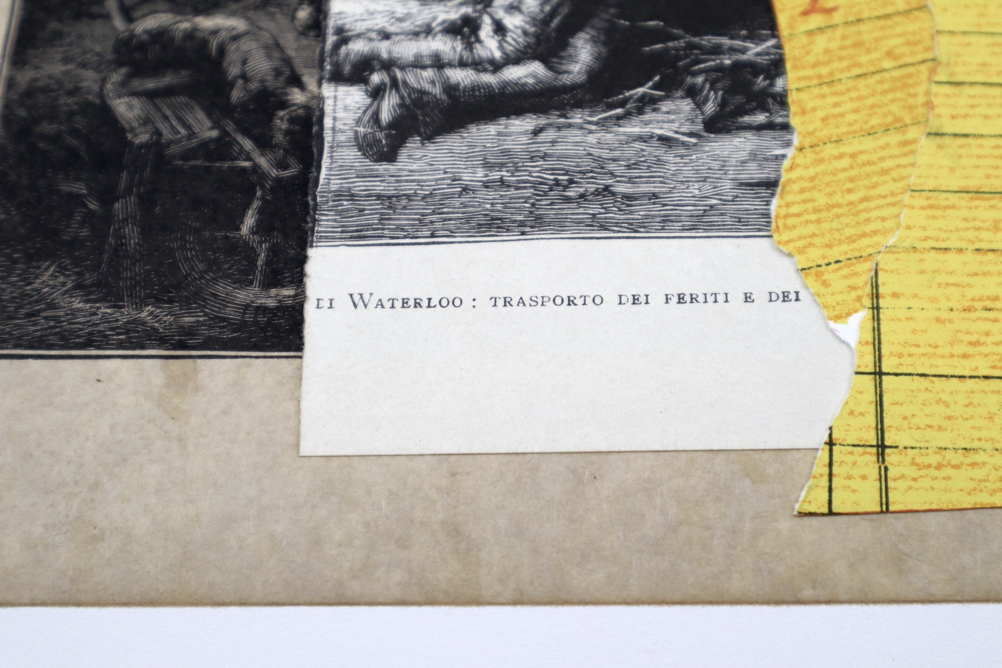 William Kentridge lithograph detail 2024